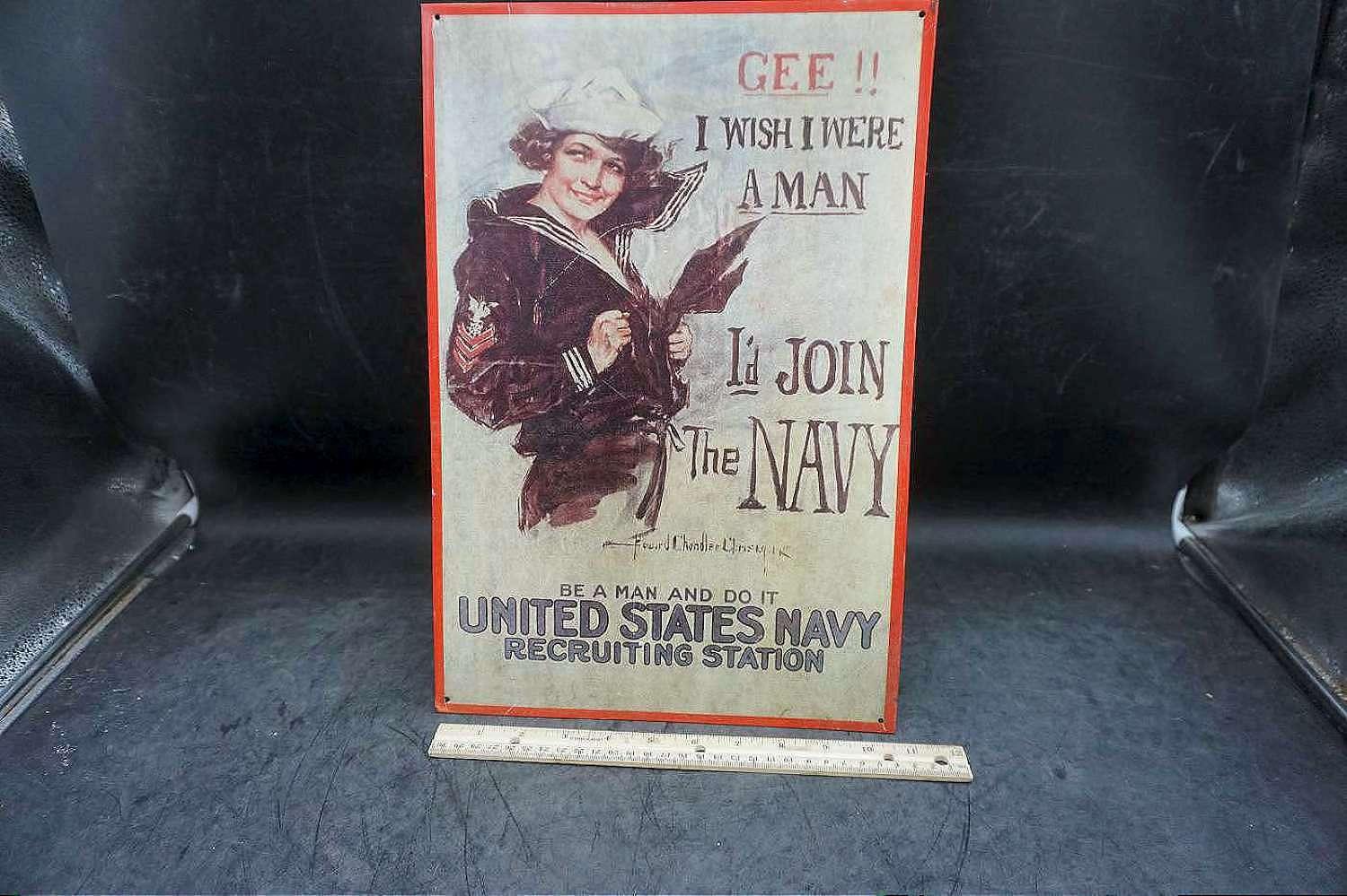 "Gee I Wish I Were A Man - I'd Join The Navy"