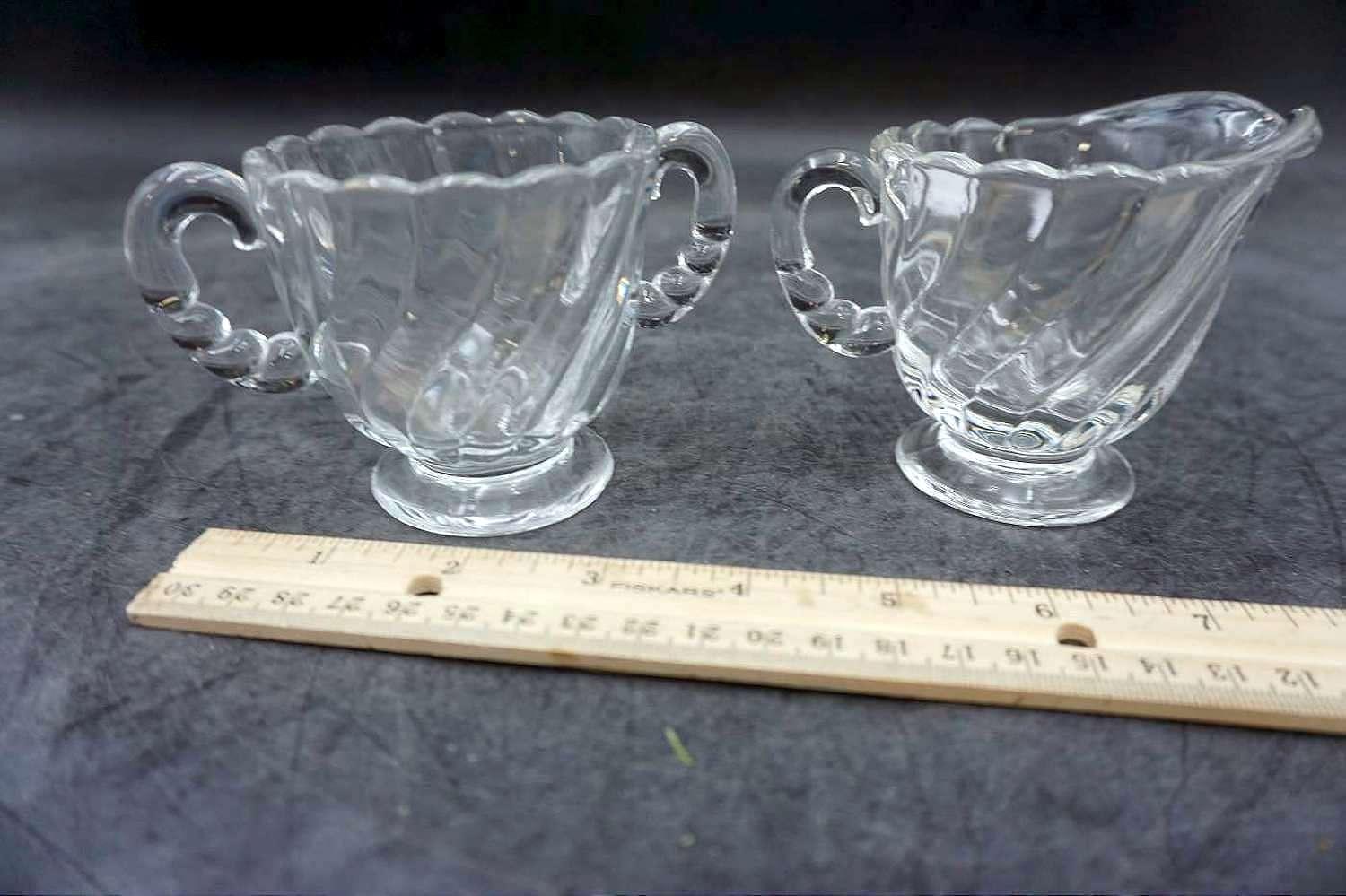 Fostoria Cream & Sugar