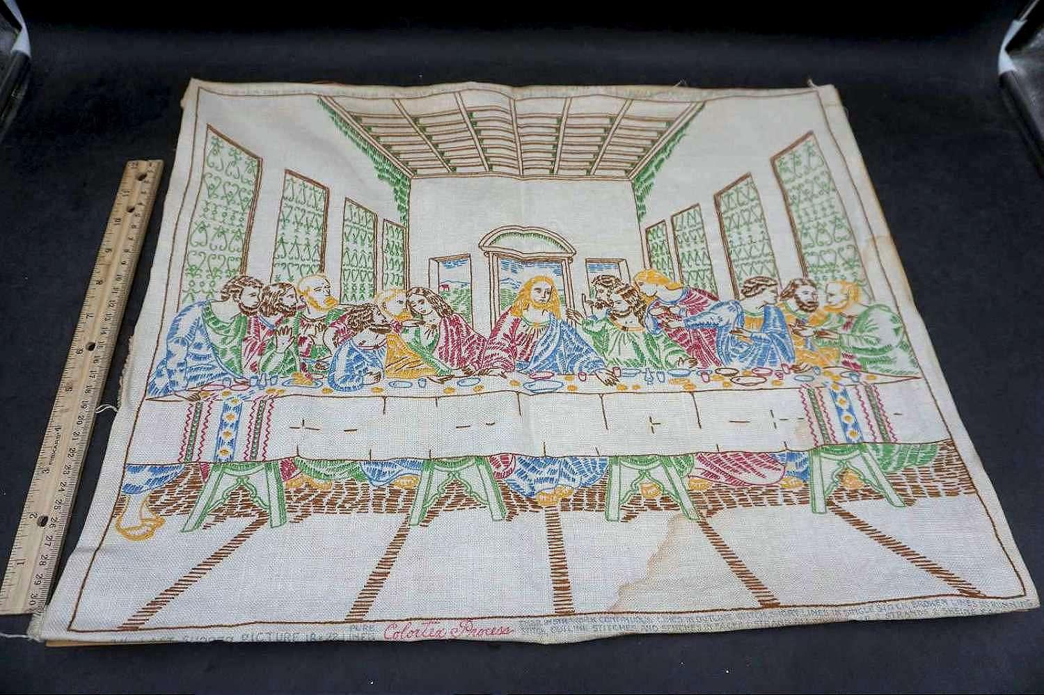 Living Last Supper Fabric Artwork
