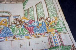 Living Last Supper Fabric Artwork