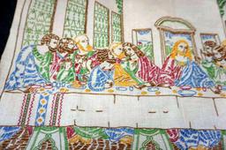 Living Last Supper Fabric Artwork