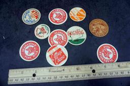 Mise, 1 Hull Creamery and Mixed Milk Bottle Caps