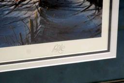 "The Pleasures of Winter" by Terry Redlin., Artist Proof. Numbered & Signed