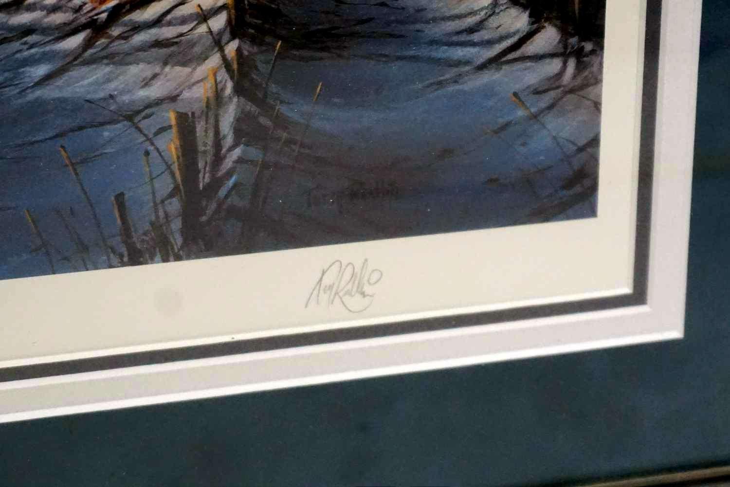 "The Pleasures of Winter" by Terry Redlin., Artist Proof. Numbered & Signed