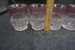 5 - Pink/Clear Glasses