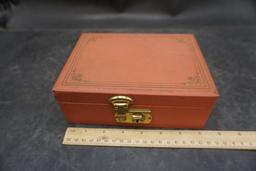 Lockable Jewelry Box w/ a few Tools