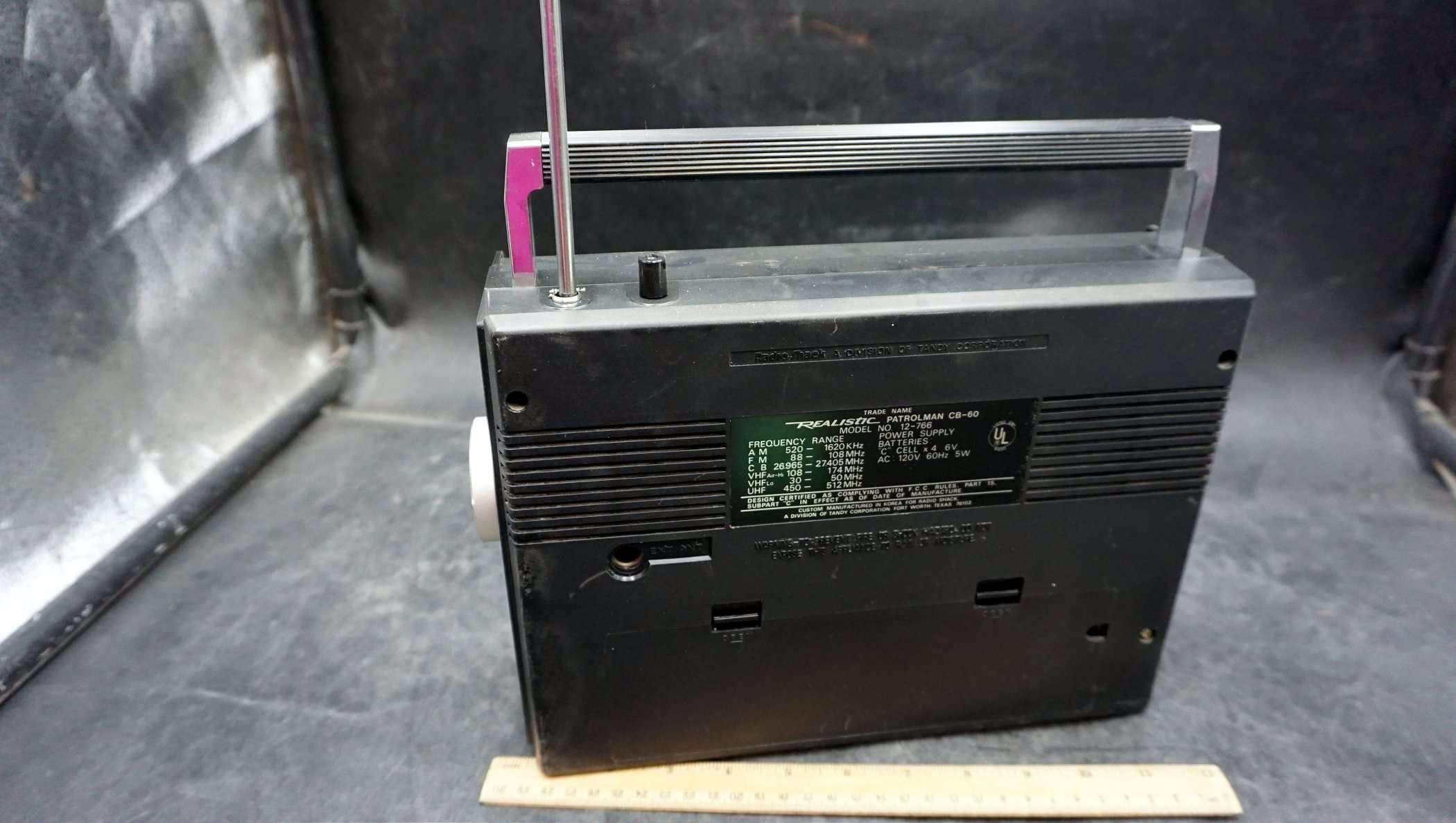 Realistic Patrolman Cb-60 Radio