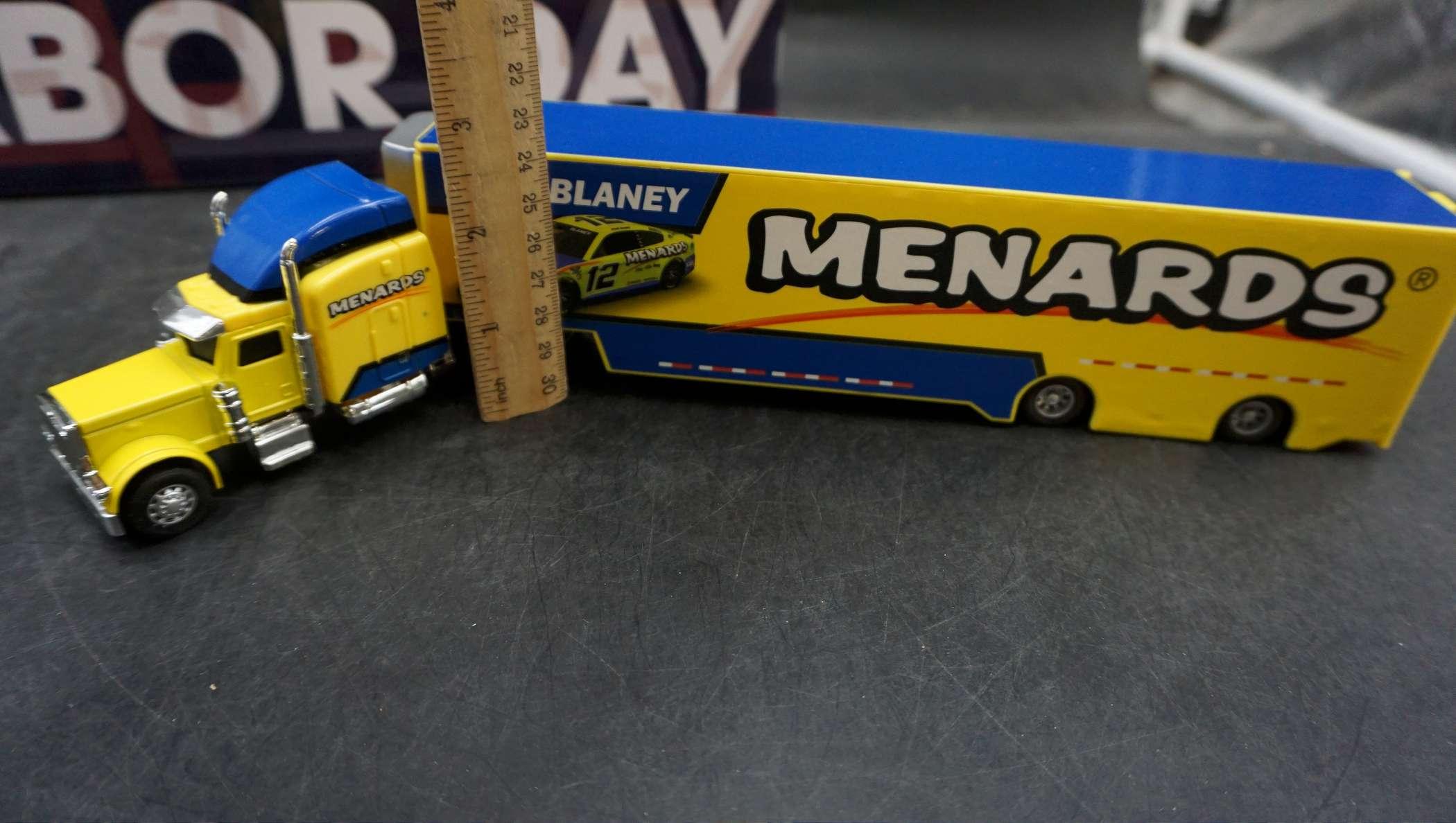 Menards Ryan Blaney Truck & Trailer