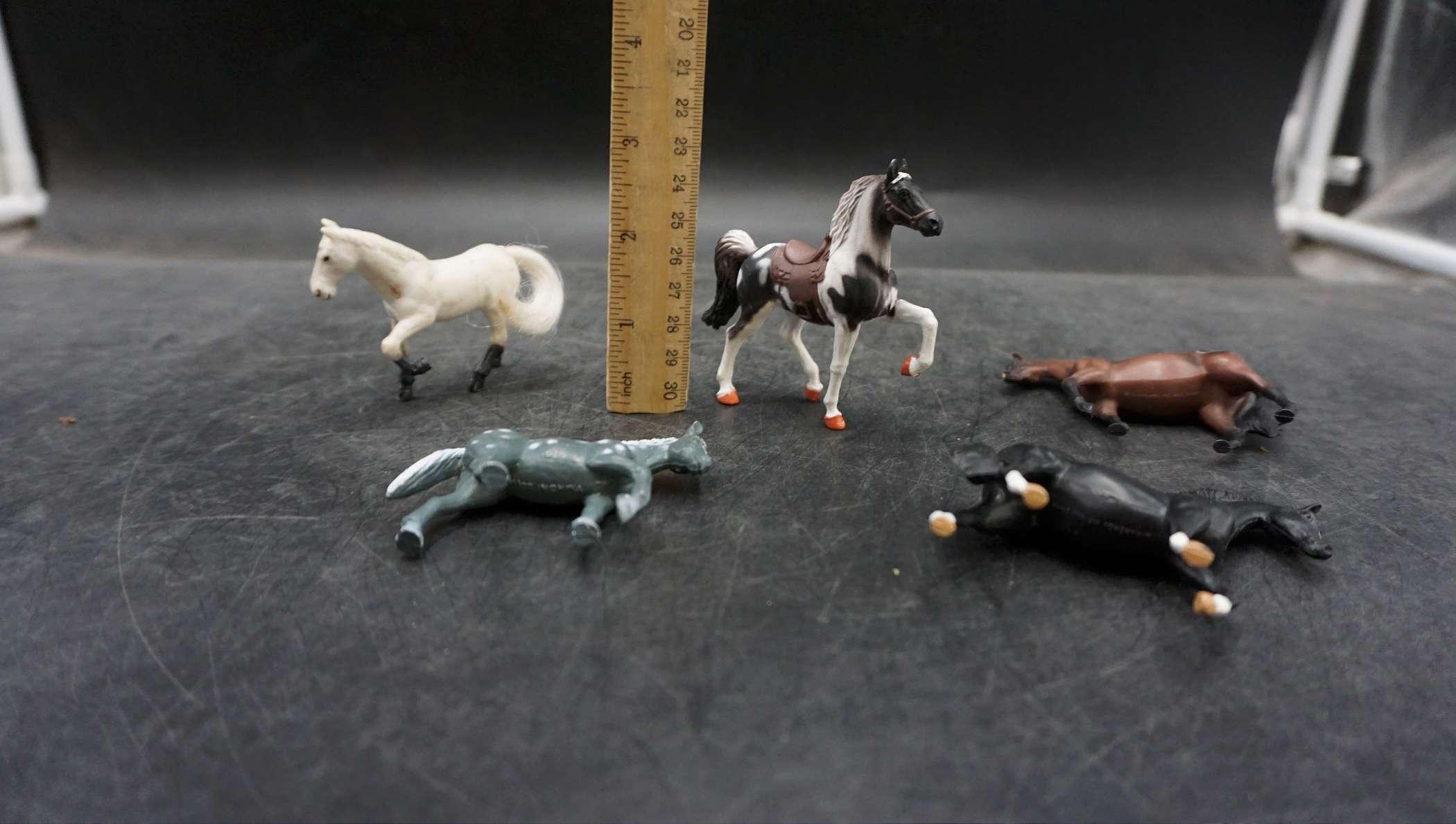 5 - Toy Horse Figurines