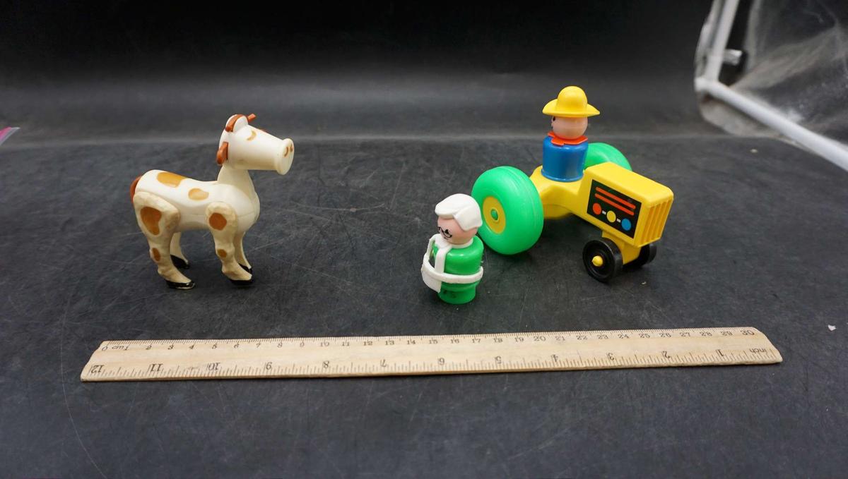 Little People Tractor, Cow & 2 People