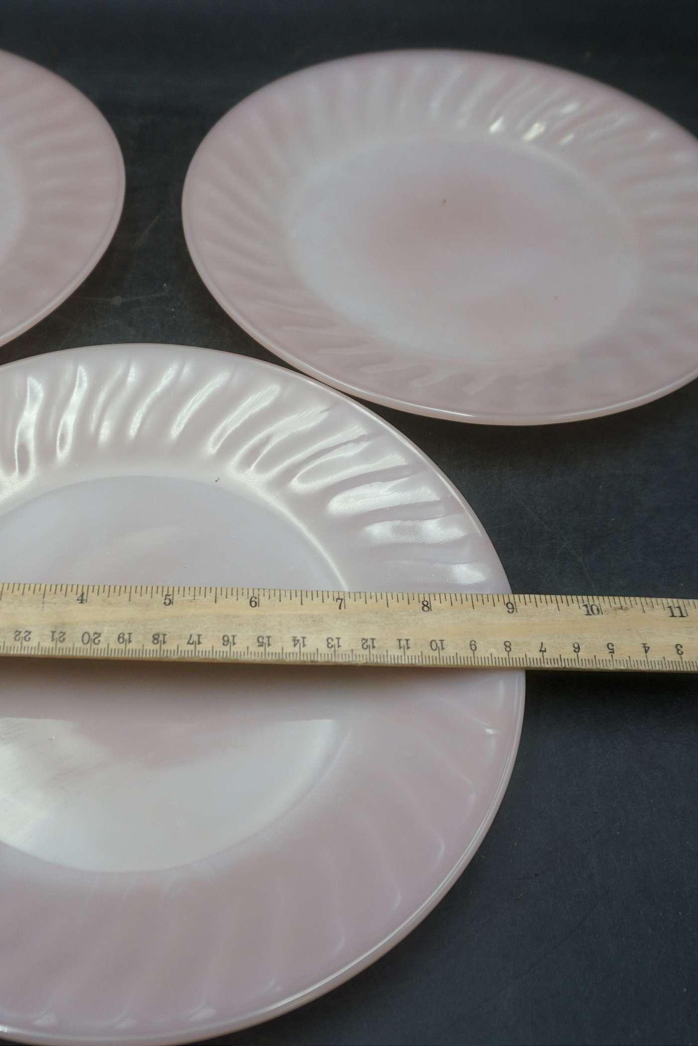 Light Pink Plates & Cups - FireKing