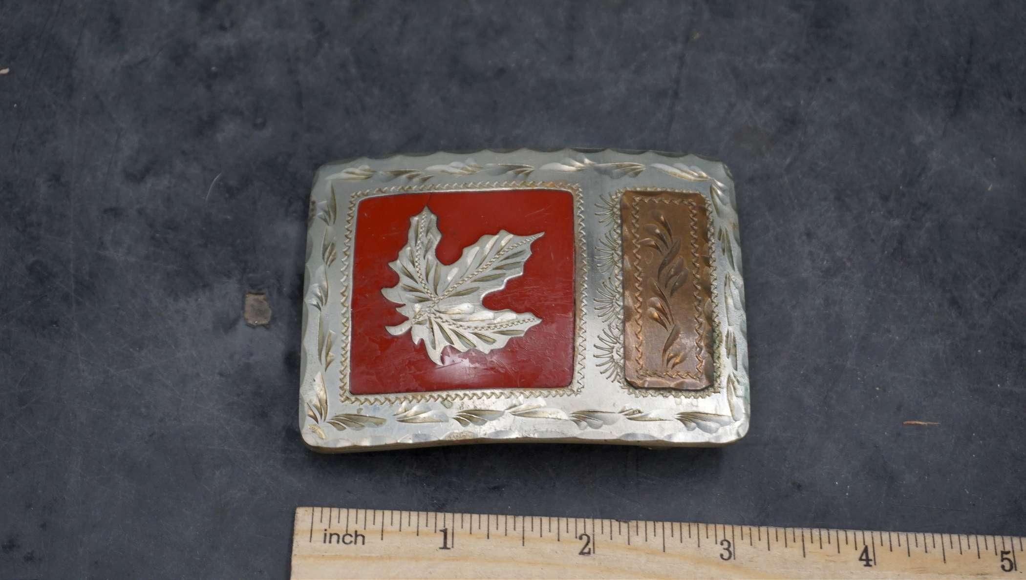 Maple Leaf Belt Buckle