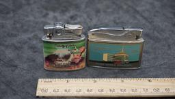 2 Lighters - Memory Of Japan & Home Office Building