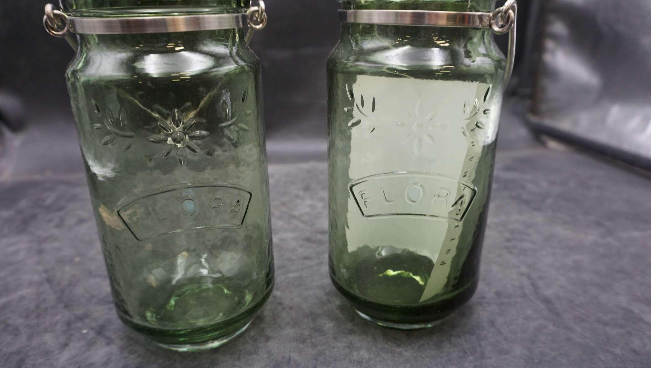 2 - Flora Glass Containers