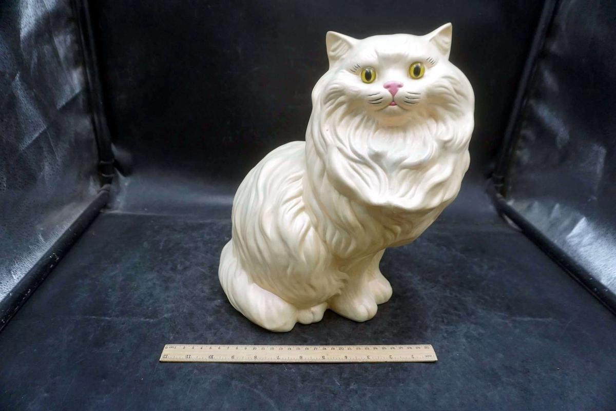 White Cat Figurine