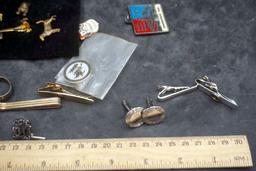 Cufflinks, Pins & Assorted Jewelry