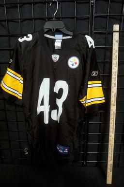 Pittsburgh Steelers Jersey #43 Polamalu (Size Medium)