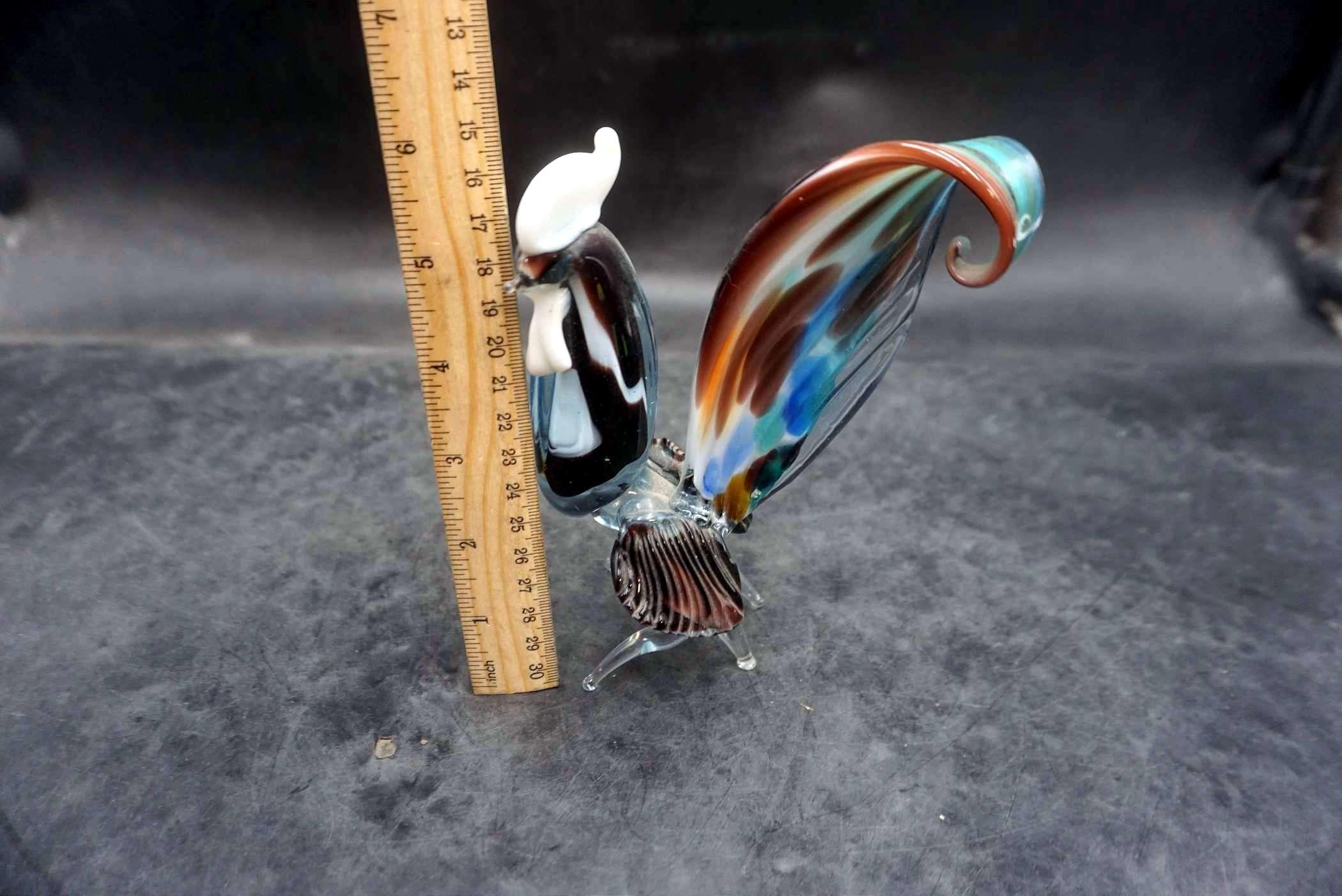 Glass Rooster