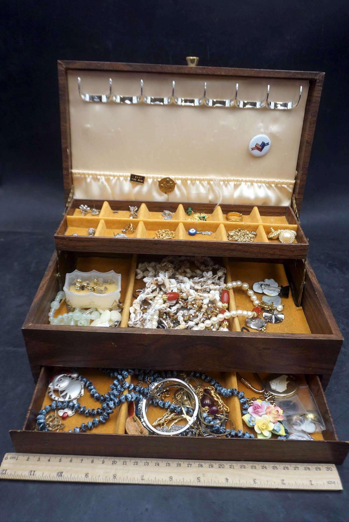 Jewelry Box W/ Jewelry