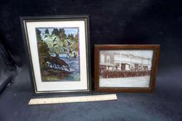 2 - Framed Pictures (Co D. 12Th Minn Vol Inf.)
