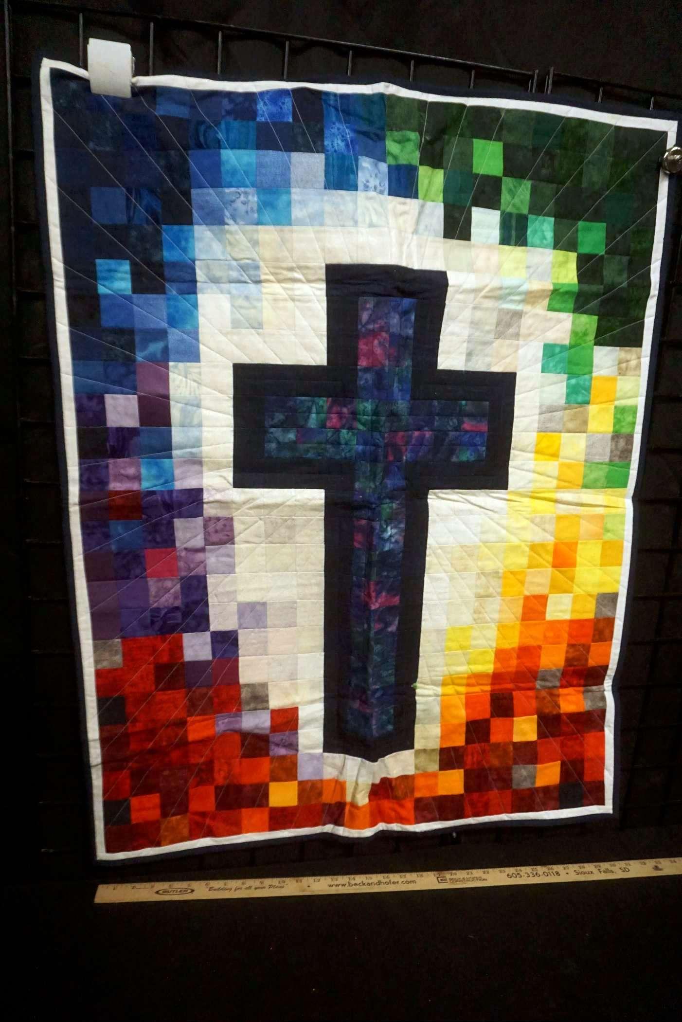 Quilted Cross Blanket (Made By Karen Meyer In 2011)