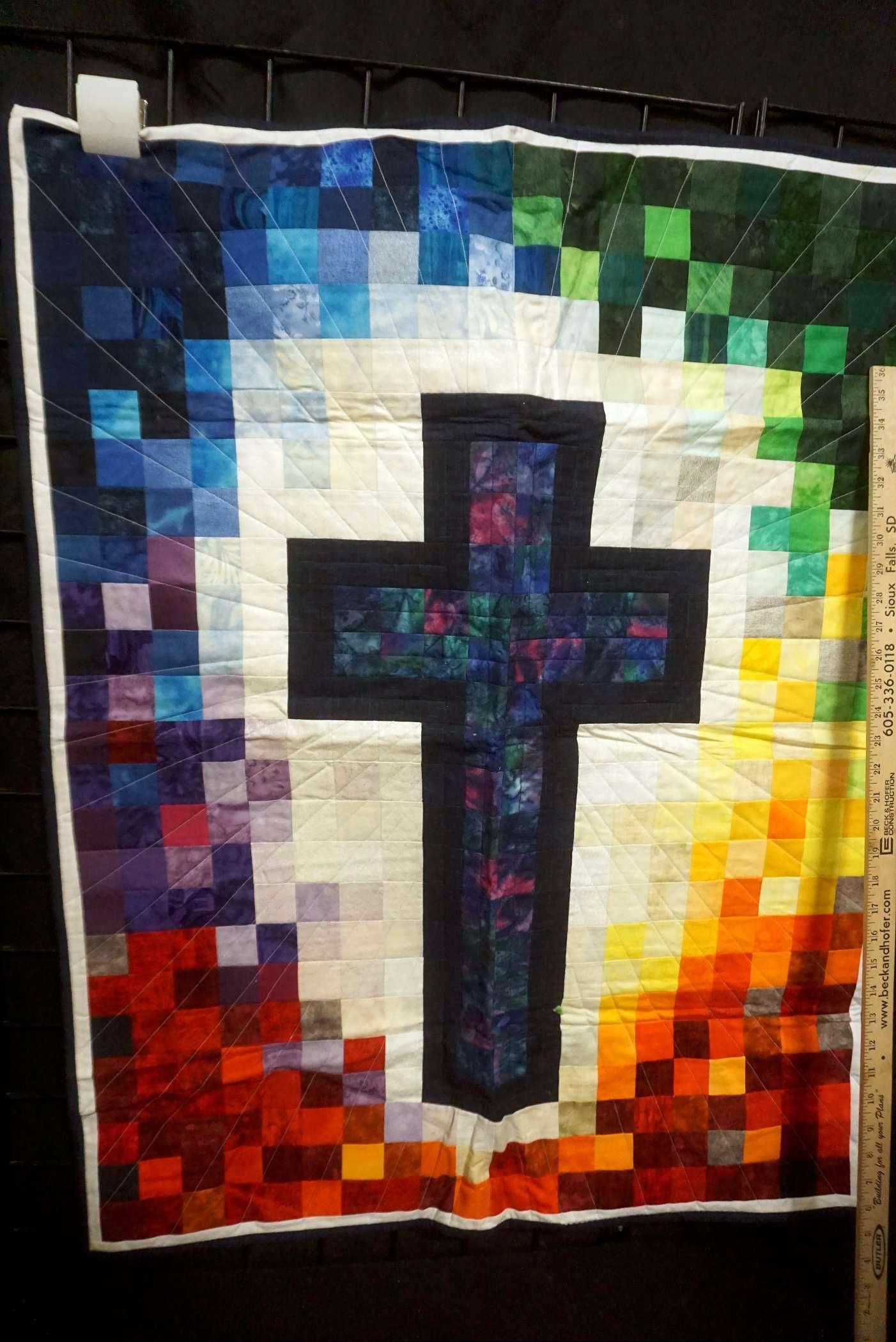 Quilted Cross Blanket (Made By Karen Meyer In 2011)