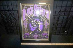 Framed Black Sabbath Glass Tour Mirror