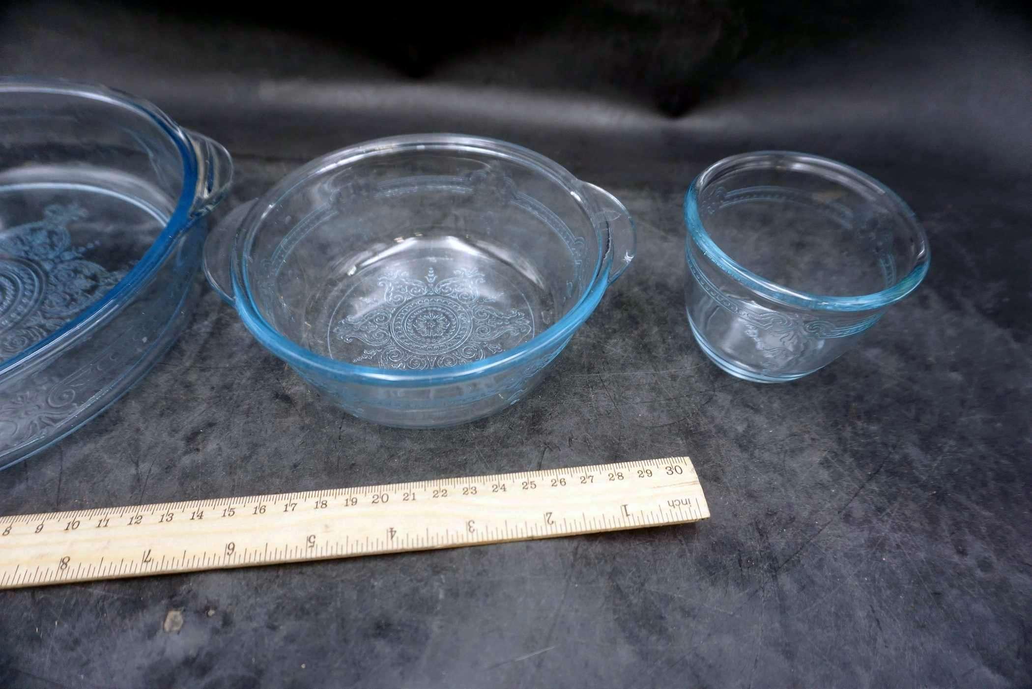 Glass Plates, Baking Dishes & Bowl