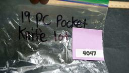 19 Pc. Pocket Knife Lot