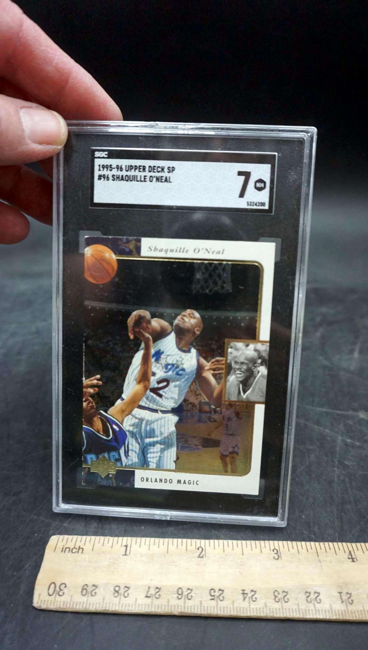 Sgc Graded 1995 Upper Deck Basketball Card - Shaquille O'Neal