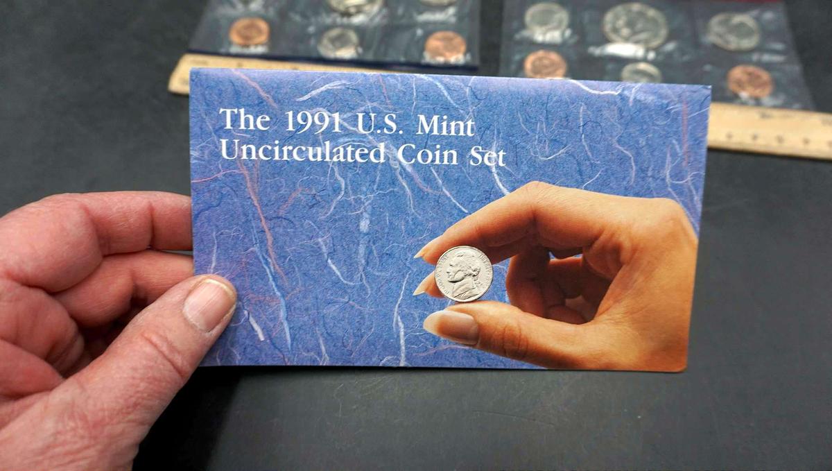 The 1991 U.S. Mint Uncirculated Coin Set