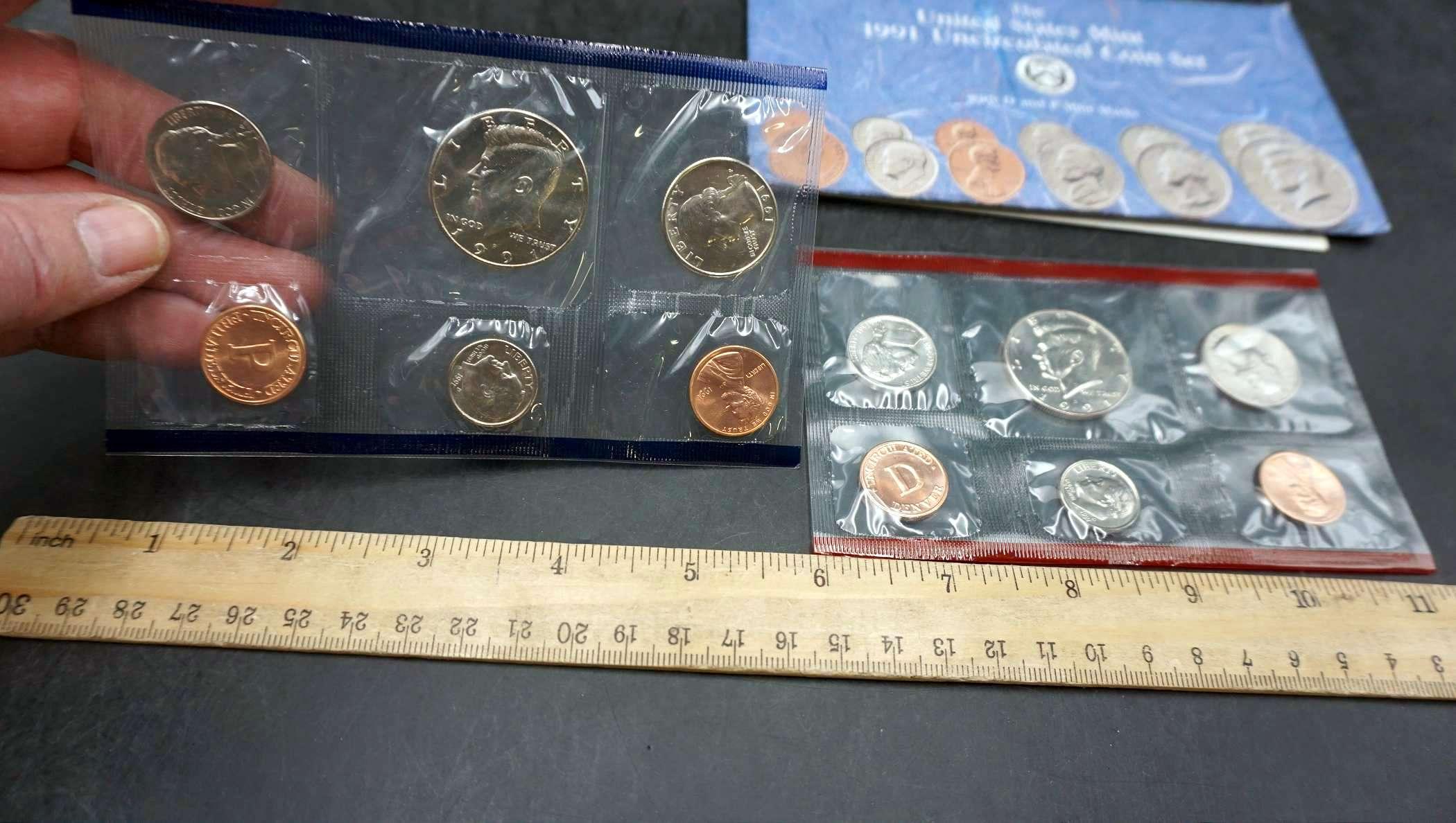 The 1991 U.S. Mint Uncirculated Coin Set