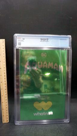 Cgc Graded 2024 Dc Aquaman #35 Special Foil Cover Comic Book