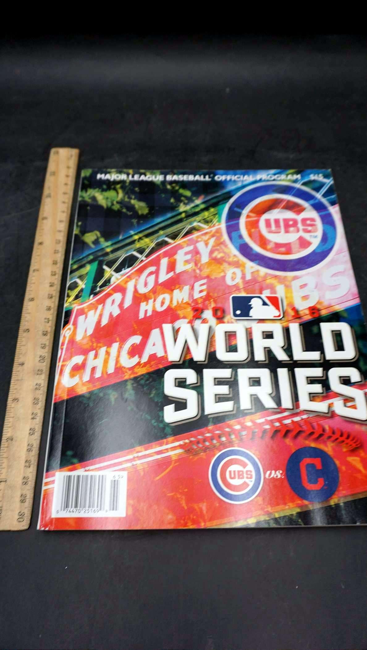 2016 Chicago Cubs World Series Program (Mint Condition)