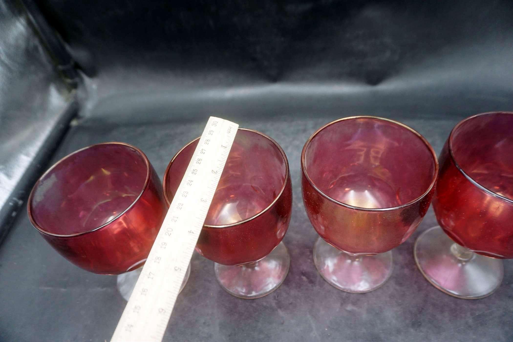 4 - Glass Goblets