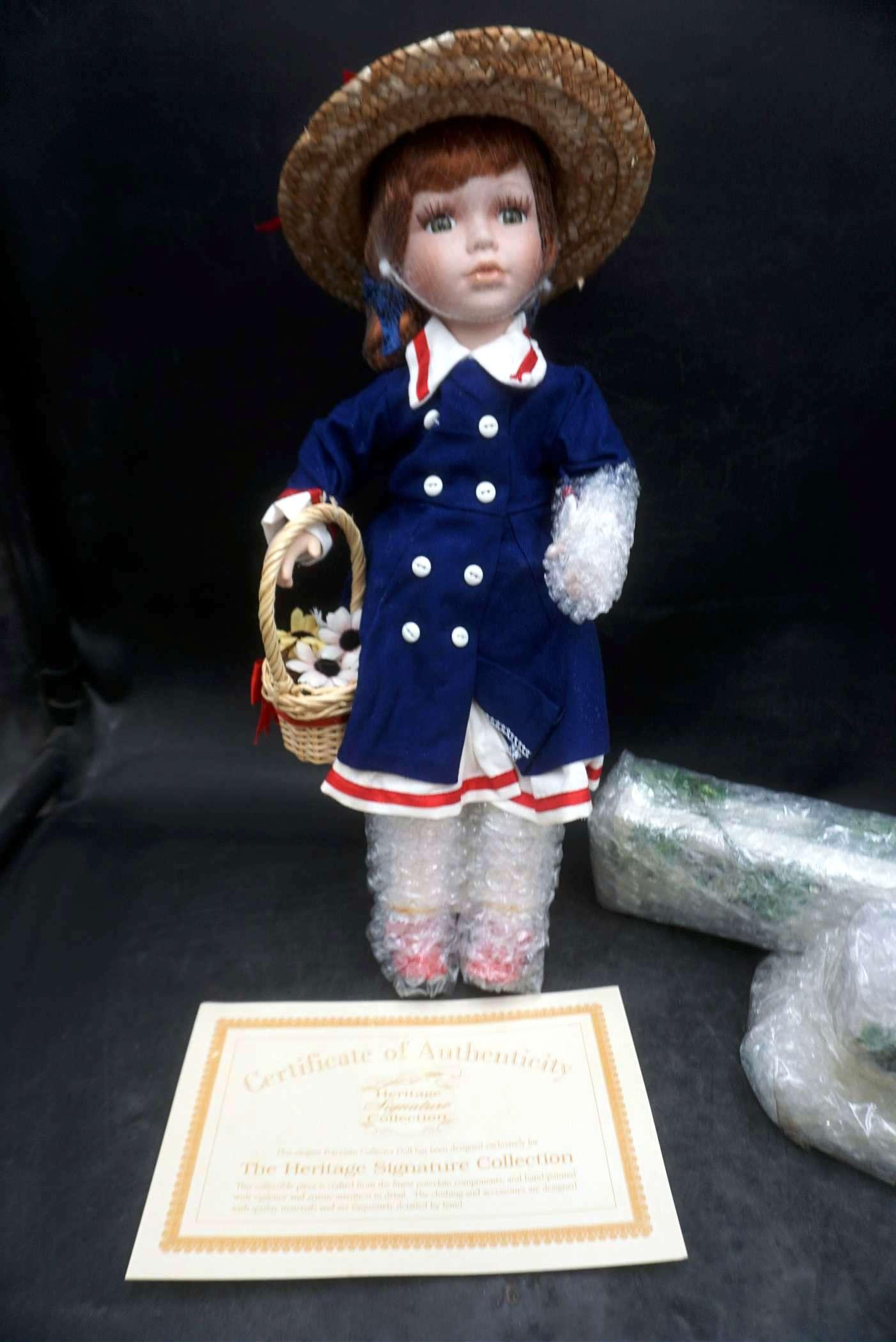 Shannon W/ Trellis Porcelain Doll