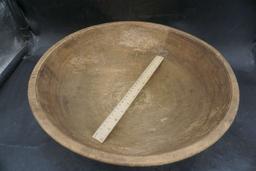 Large Wooden Bowl (Rustic)