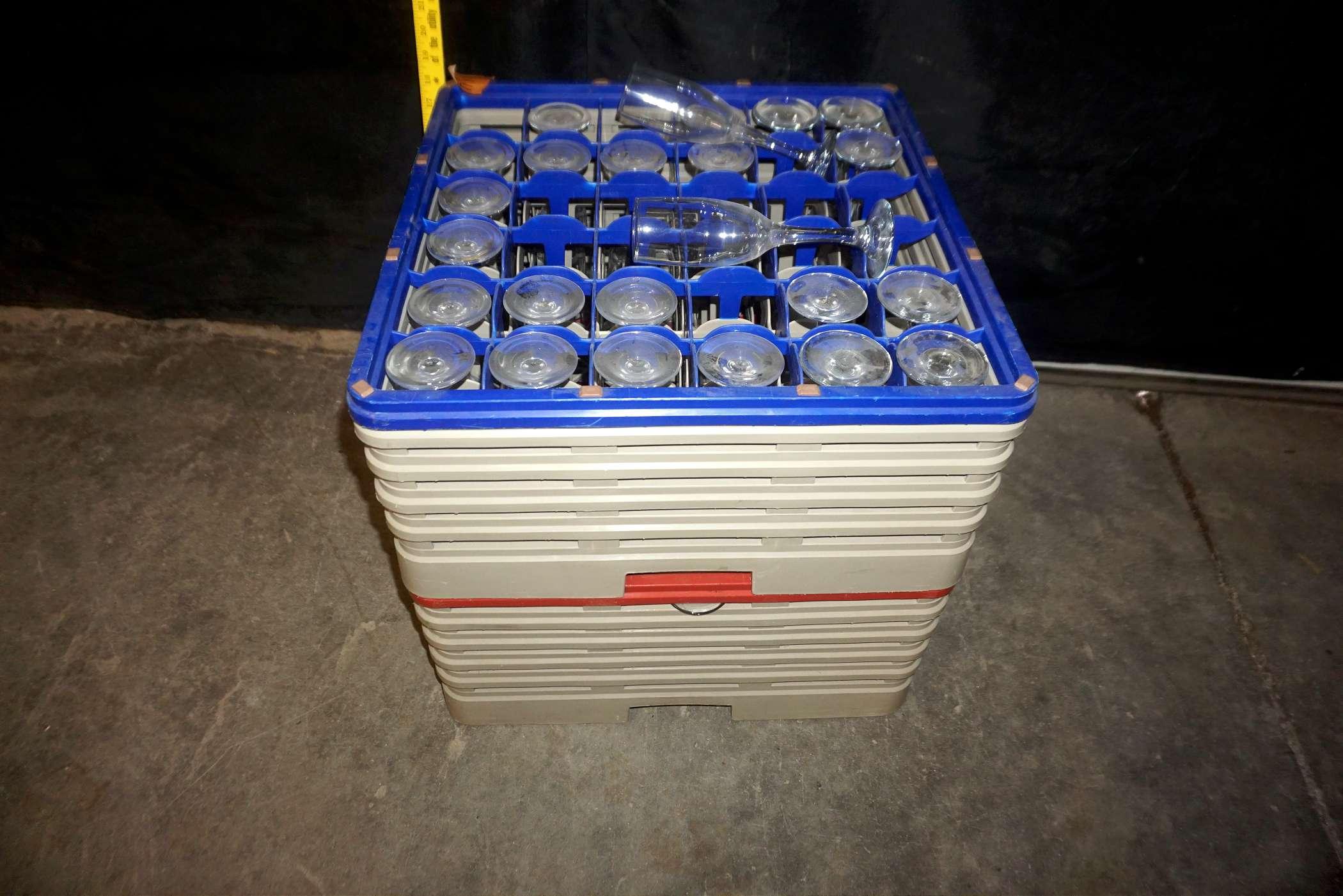 Crates Of Restaurant Glassware