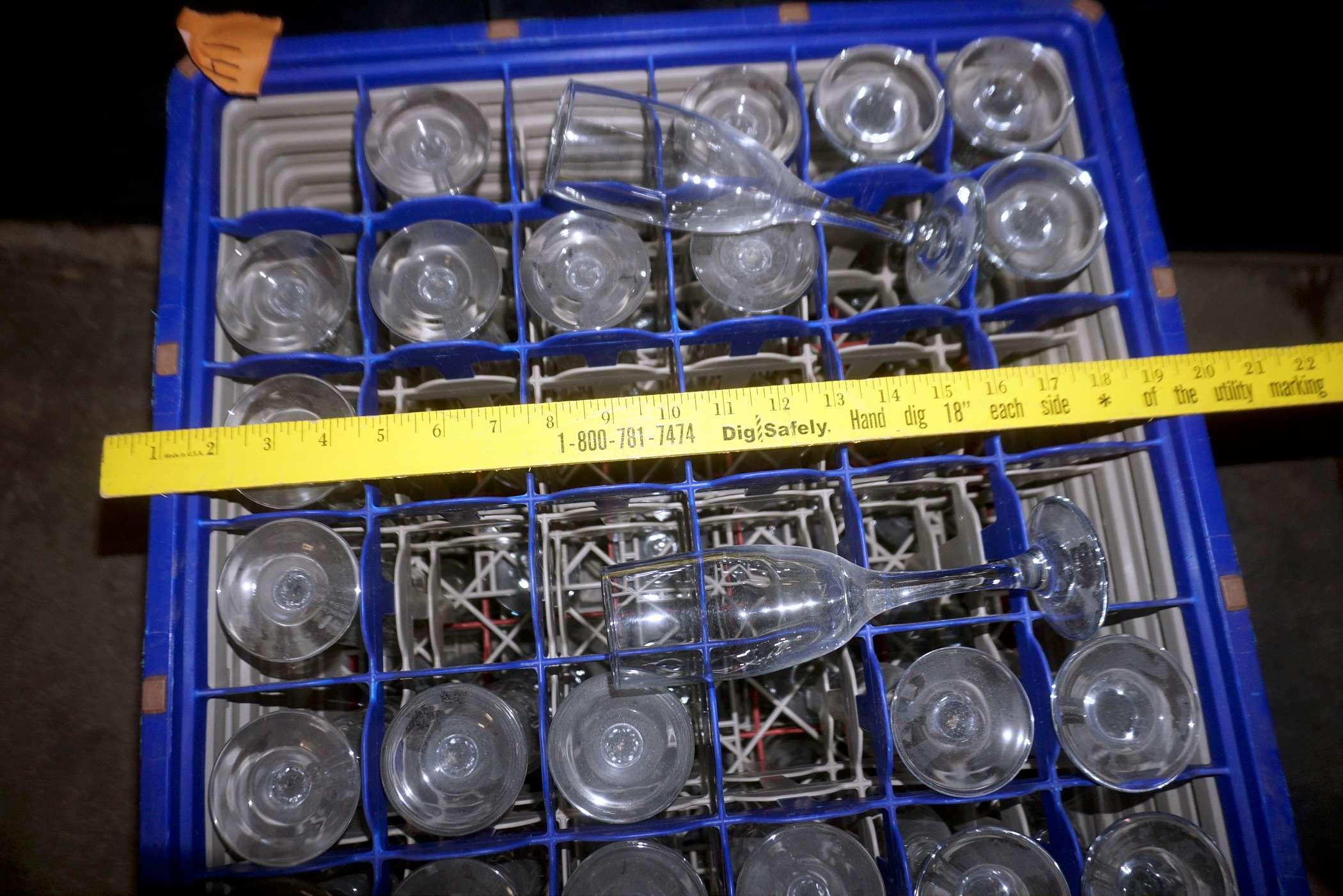 Crates Of Restaurant Glassware