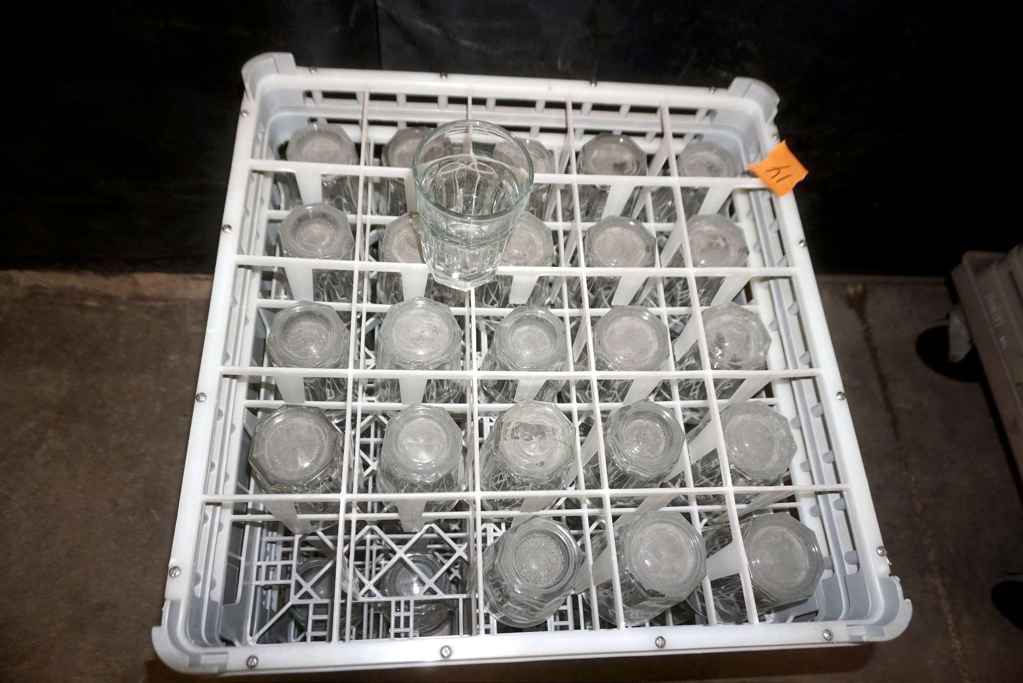 Crates Of Restaurant Glassware