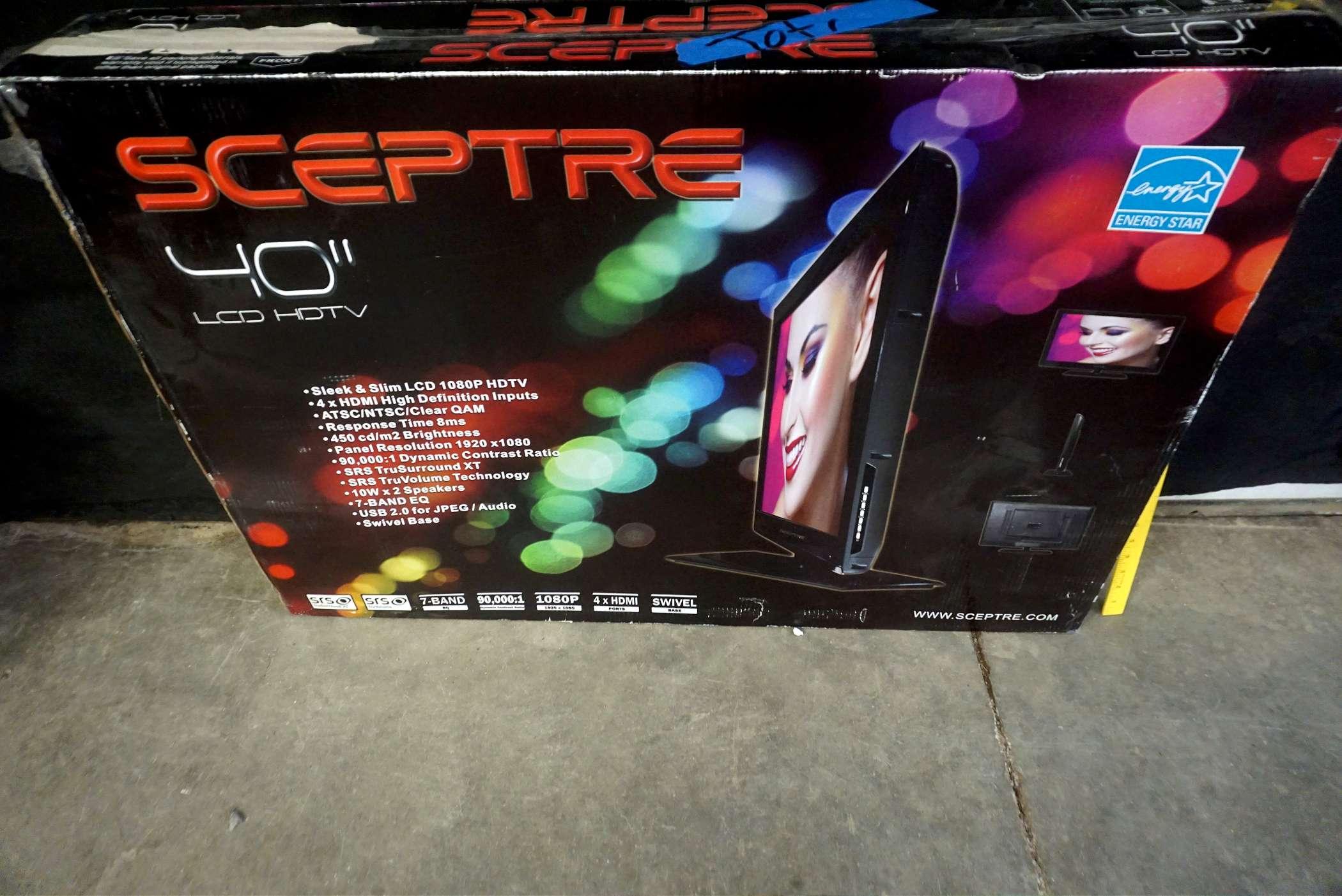 Sceptre 40" Lcd Hdtv New In Box