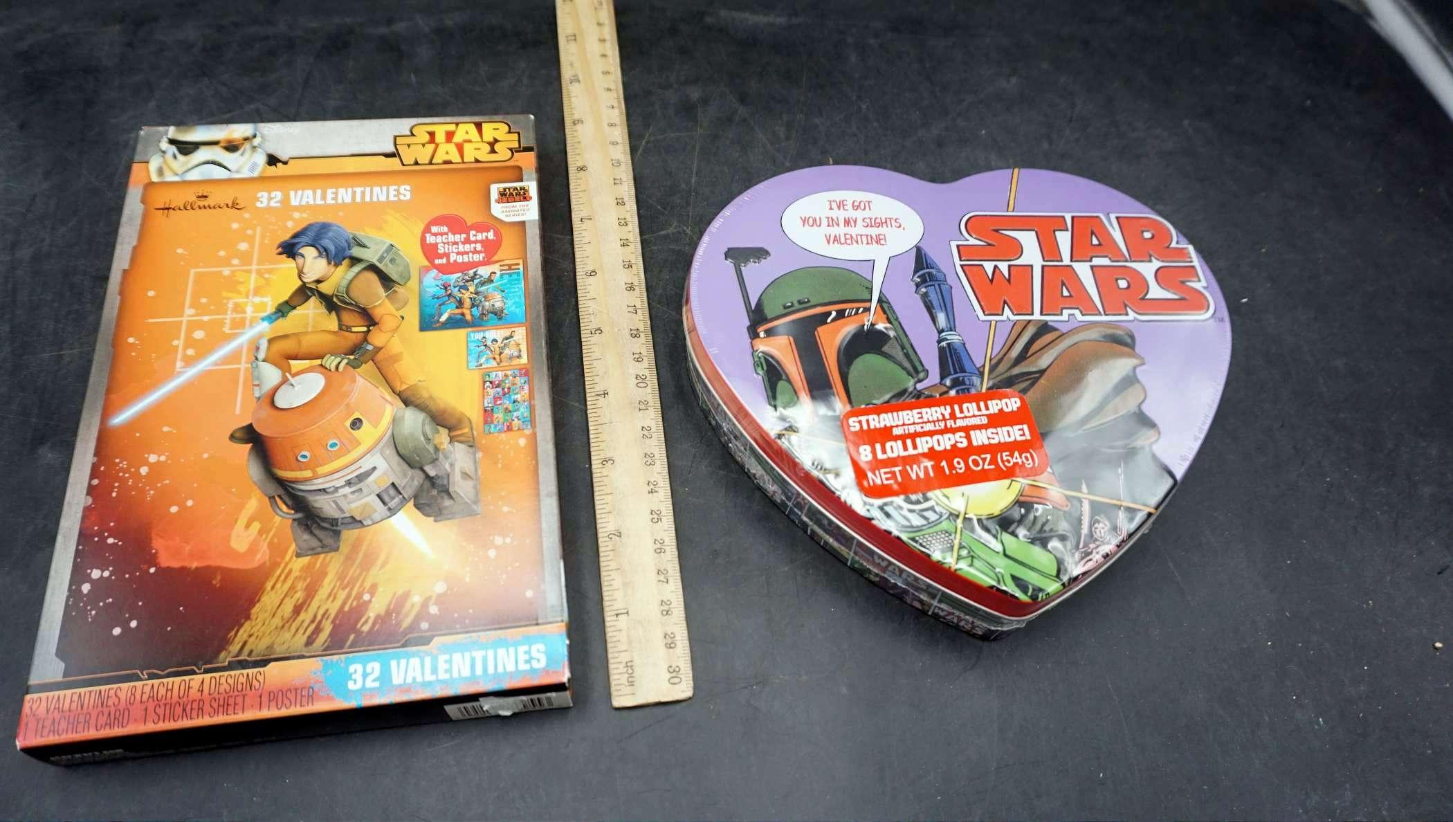 Star Wars Items - Valentines Day Cards, Heart, Folder & Egg Decorating Kit