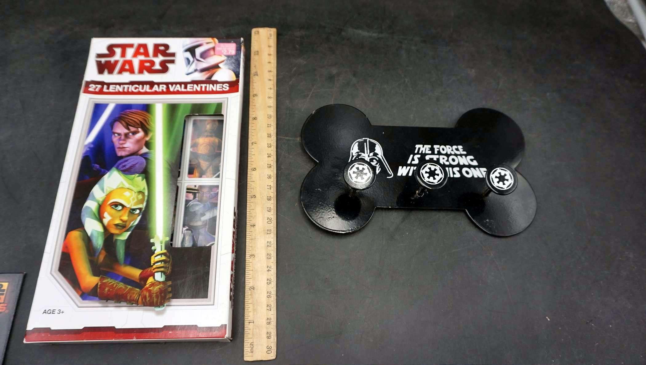 Star Wars Items - Valentines Day Cards, Coat Hanger, Egg Decorating Kit & Folder