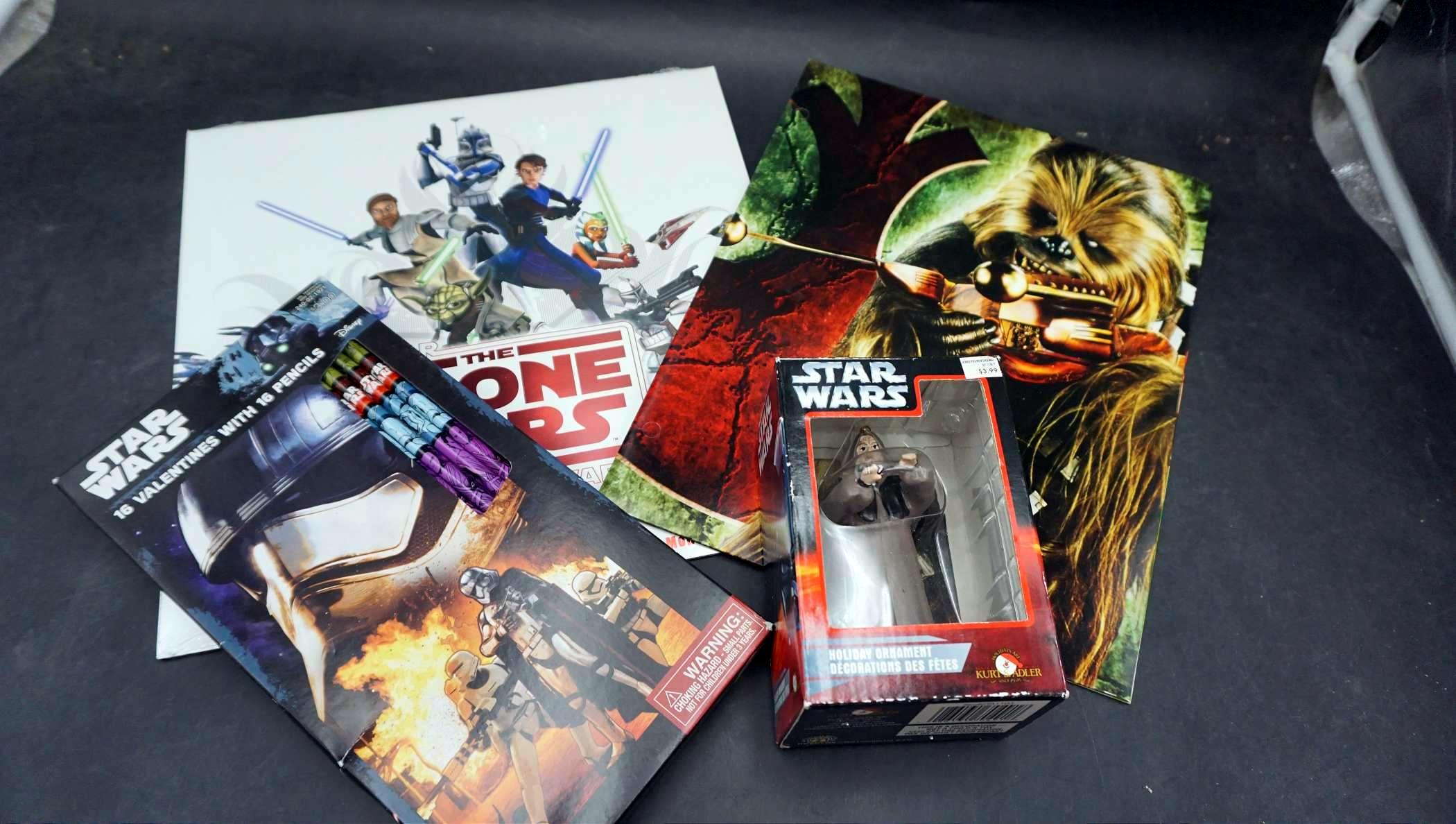 Star Wars Items - Valentines Day Cards, Folders & Figurine