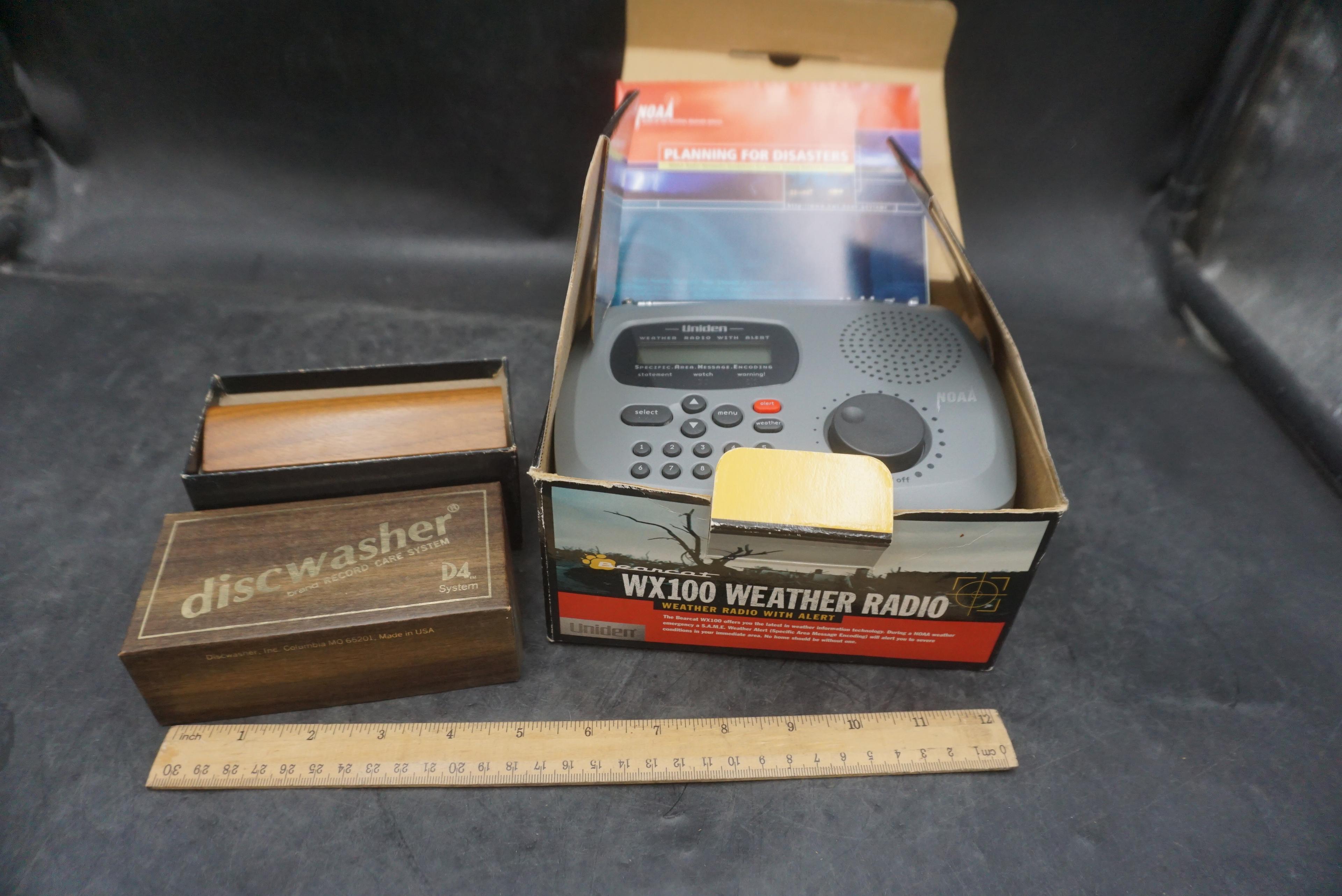 Weather Radio, Records, Planning Book