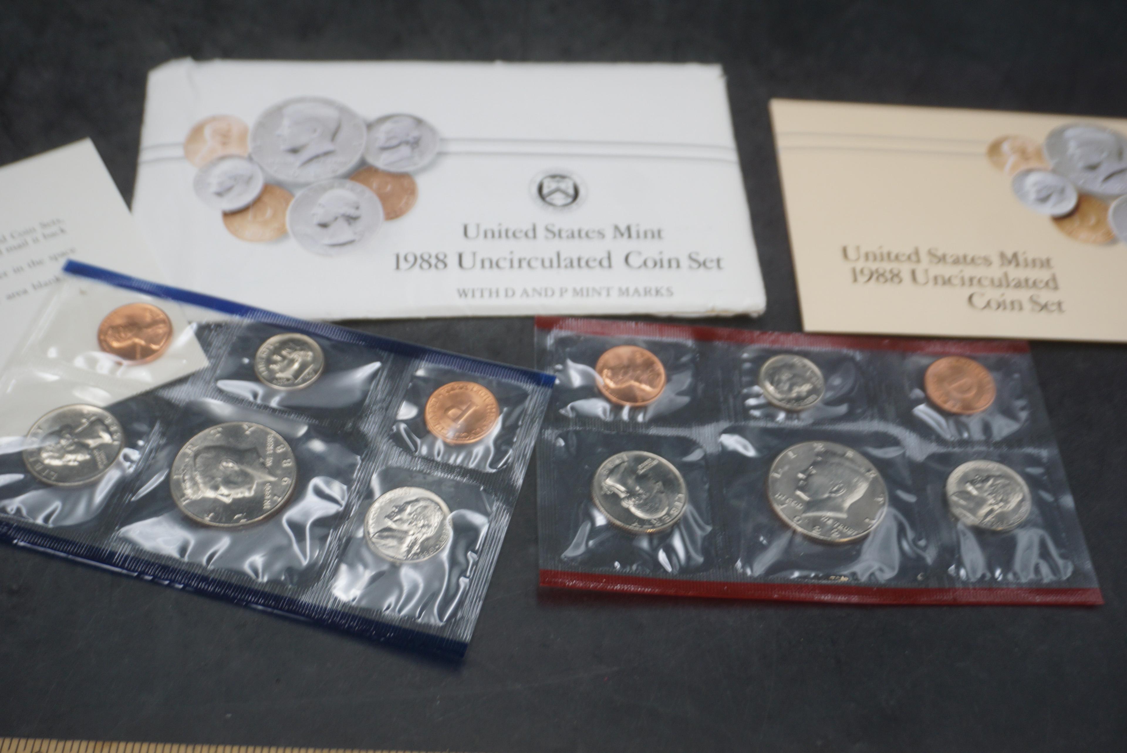 1988 United States Mint Uncirculated Coin Sets