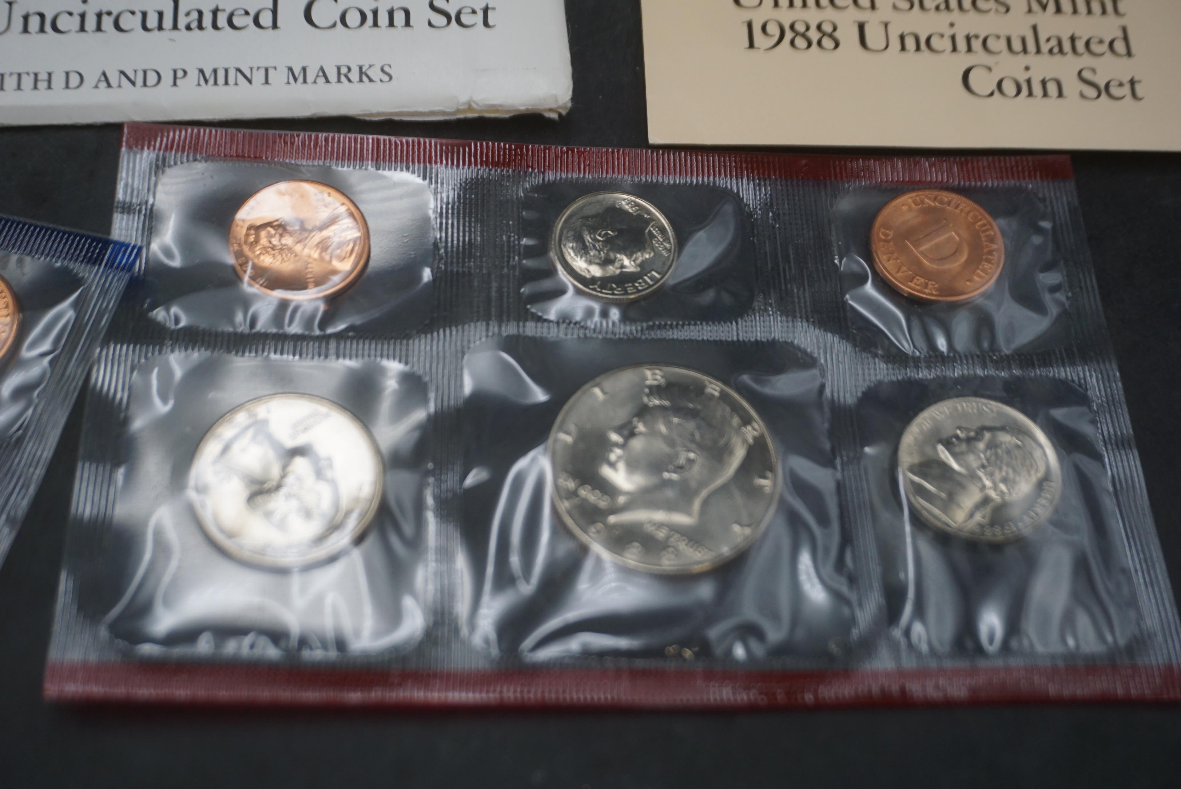 1988 United States Mint Uncirculated Coin Sets