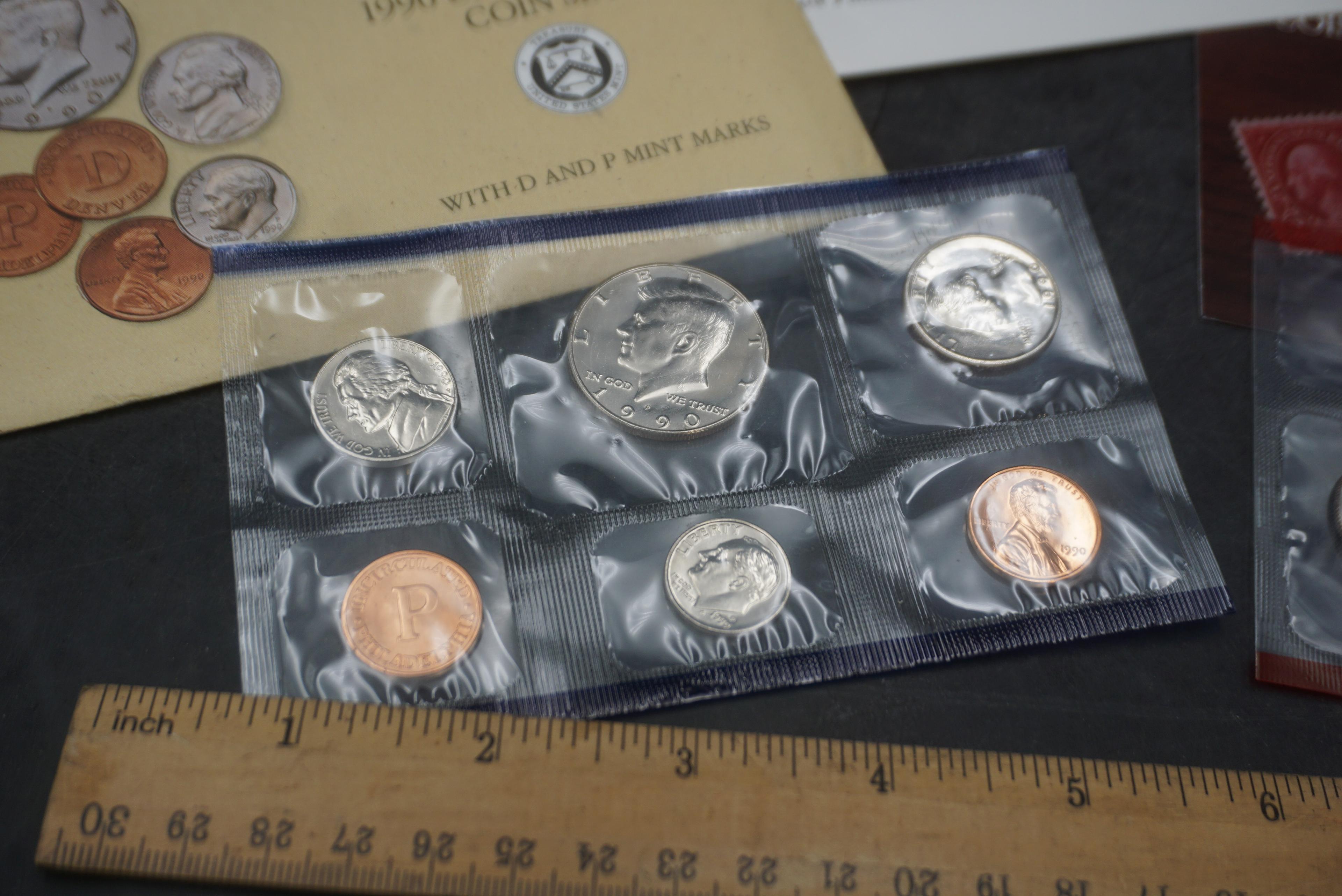 1990 United States Mint Uncirculated Coin Sets