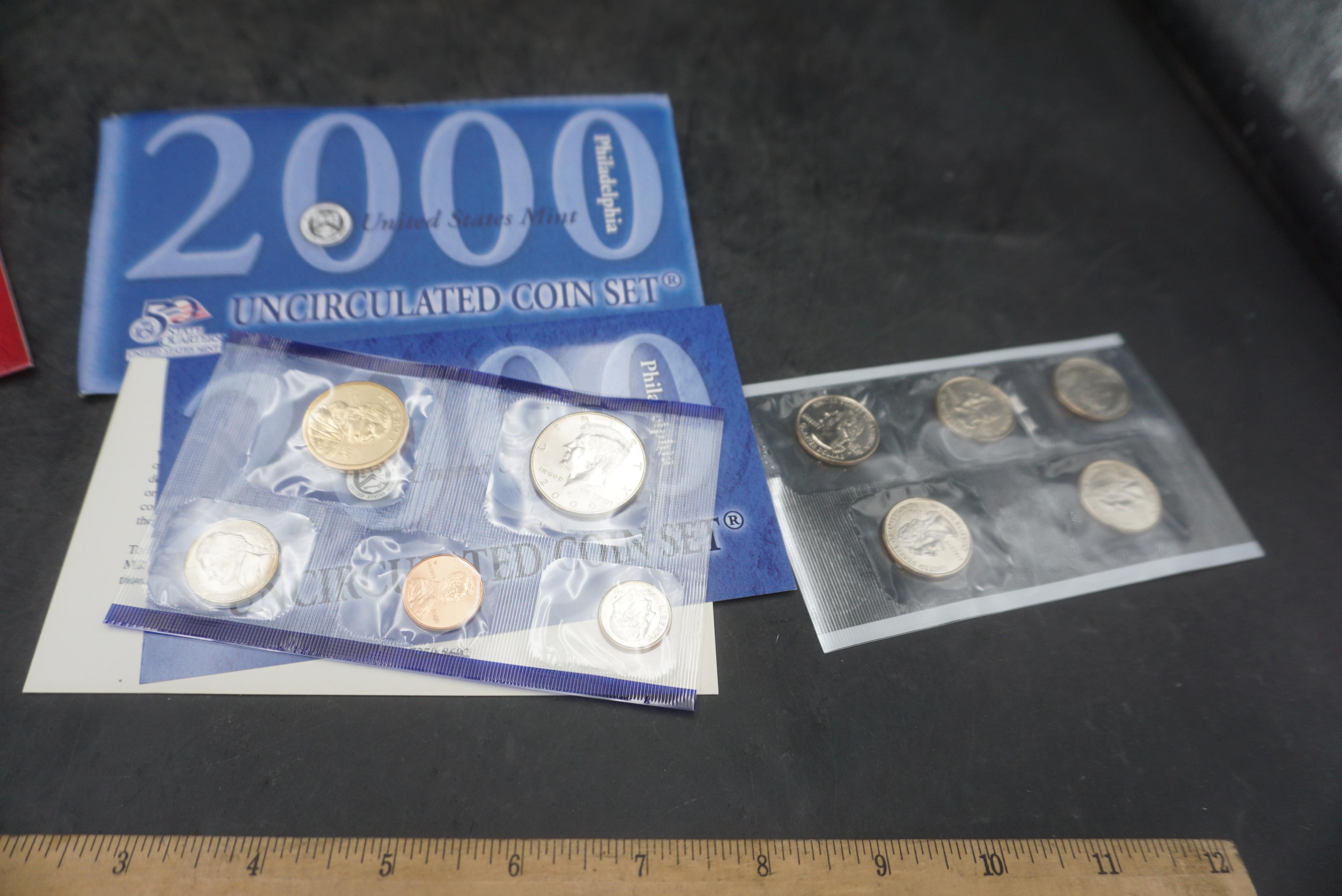 2000 United States Mint Uncirculated Coin Sets