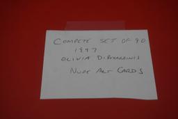 Complete Set Of 90 1997 Olivia Diberardinis Nude Art Cards